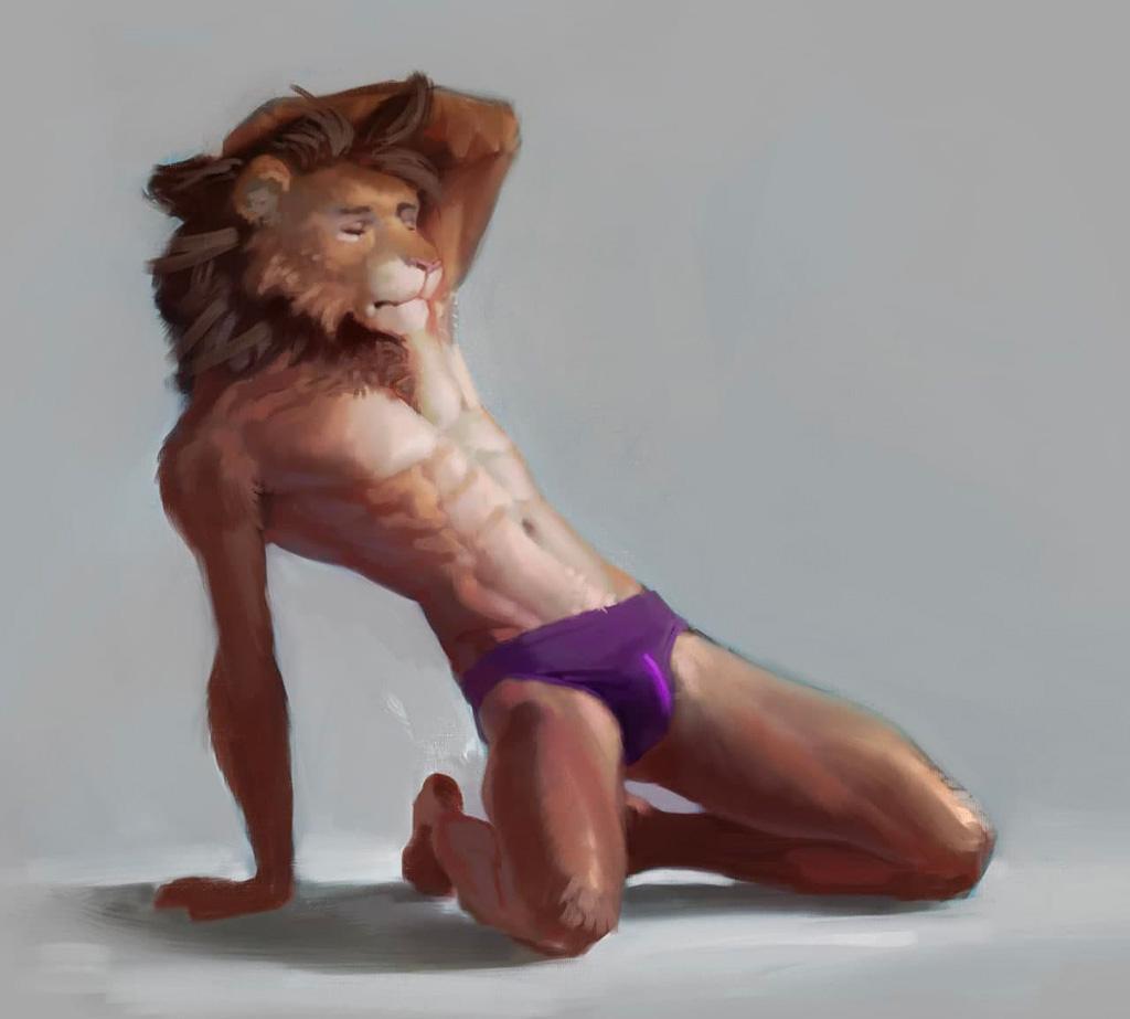BlackLion in versione pittorica