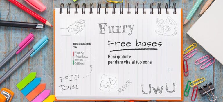 Blocco Note con disegni Furry